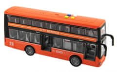 Teddies emeletes busz, 28 cm-es lendkeréken