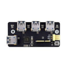 Waveshare PCIe és 4x USB 3.2 Gen1 adapter, Raspberry Pi CM4 laphoz