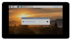 Waveshare 7" kapacitív érintőképernyő Raspberry Pi 800×480-as kijelzőhöz védőházban