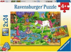 Ravensburger Varázslatos erdő puzzle 2x24 darab