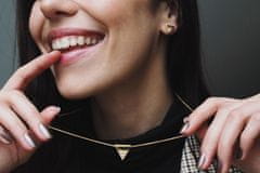 BeWooden női fülbevaló fából készült részletekkel Nox Earrings Triangle univerzális
