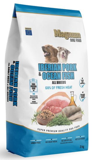 Magnum Iberian Pork & Ocean Fish All Breed, 3 kg