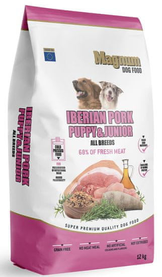 Magnum Iberian Pork Puppy & Junior All Breed, 12 kg