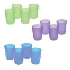Műanyag pohár - 250 ml - változat vagy szín keveréke