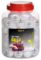 SEDCO Asztalitenisz labdák SEDCO edzéshez 1* CELL FREE 36db - box