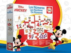 EDUCA Puzzle Mickey és barátai: számolás 10x4 darabokkal