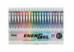 Pentel EnerGel BL77 zselés toll - 20 szín 0,7 mm / készlet