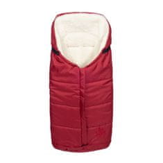 Cuculo Izlandi gyapjú vízhatlan pehelypaplan kabát, elöl zárható, juh gyapjú, sötét piros