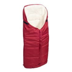 Cuculo Izlandi gyapjú vízhatlan pehelypaplan kabát, elöl zárható, juh gyapjú, sötét piros