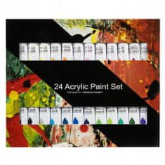 Northix Akril festékek - 24 db - 12 ml 
