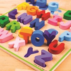 Bigjigs Toys Bigjigs Baby Alphabet nagybetűs betűk