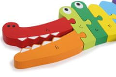 Legler kis láb Beágyazó puzzle krokodil ABC