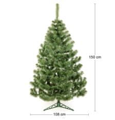 nabbi karácsonyfa Christee 9 150 cm - zöld