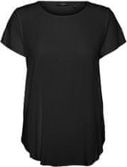 Vero Moda Női póló VMBECCA Regular Fit 10248152 Black (Méret S)
