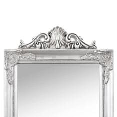 shumee ezüstszínű szabadon álló tükör 50x200 cm
