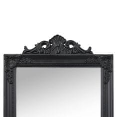 shumee fekete szabadon álló tükör 40 x 160 cm