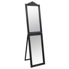 shumee fekete szabadon álló tükör 45x180 cm