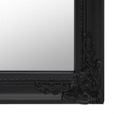 shumee fekete szabadon álló tükör 50x200 cm