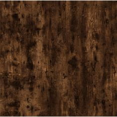Vidaxl füstös tölgyszínű szerelt fa dohányzóasztal 60x44,5x45 cm 819569