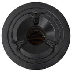 Greatstore fekete fém fatüzelésű kempingtűzhely 50 x 33,5 x 30,5 cm