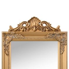 shumee aranyszínű szabadon álló tükör 50x200 cm