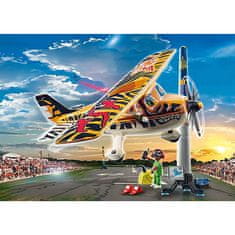 Playmobil AIR STUNT SHOW TIGER PROPELLER REPÜLŐ 70902, AIR STUNT SHOW TIGER PROPELLER PLANE 70902