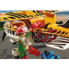 Playmobil AIR STUNT SHOW TIGER PROPELLER REPÜLŐ 70902, AIR STUNT SHOW TIGER PROPELLER PLANE 70902