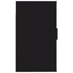 Greatstore 2 db fekete falra szerelhető TV-szekrény 40 x 34,5 x 60 cm