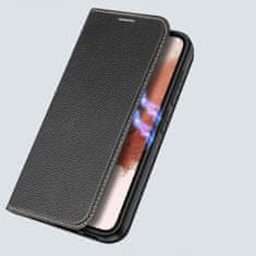 Dux Ducis Skin X2 bőr könyvtok Samsung Galaxy S23, fekete