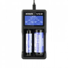 XTAR VC2 Li-Ion akkumulátor töltő
