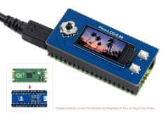 Waveshare 0,96 hüvelykes LCD kijelző modul Raspberry Pi Pico számára