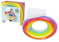 shumee Felfújható úszógyűrű 107 cm Rainbow Bestway 43647