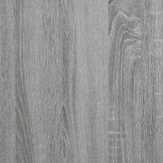 shumee szürke sonoma színű szerelt fa tálalószekrény 60 x 35 x 70 cm