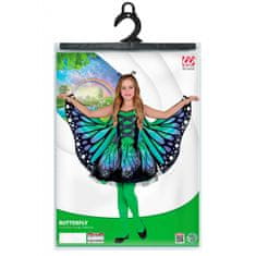 Widmann Lány zöld pillangó jelmez, 128