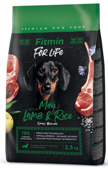 Fitmin dog For Life Lamb & Rice Mini, 2,5 kg