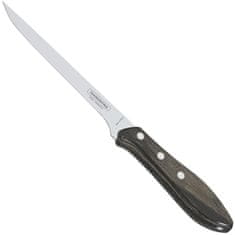 shumee Halhús filéző kés fa nyéllel 150 mm Churrasco vonal