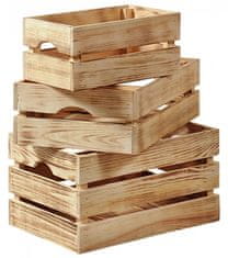 Kesper Fából készült, barnásbarna doboz 30 x 20 x 15 cm