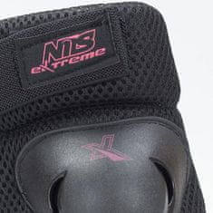 Nils Extreme H706 Fekete-Pink L méretű Protector készlet