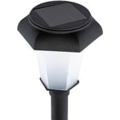 Basic 3x Napelemes kerti lámpa LED fekete DELTA 39cm 2200K Meleg fehér