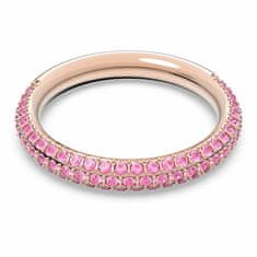 Swarovski Gyönyörű gyűrű rózsaszín Swarovski kristályokkal Stone 5642910 (Kerület 52 mm)