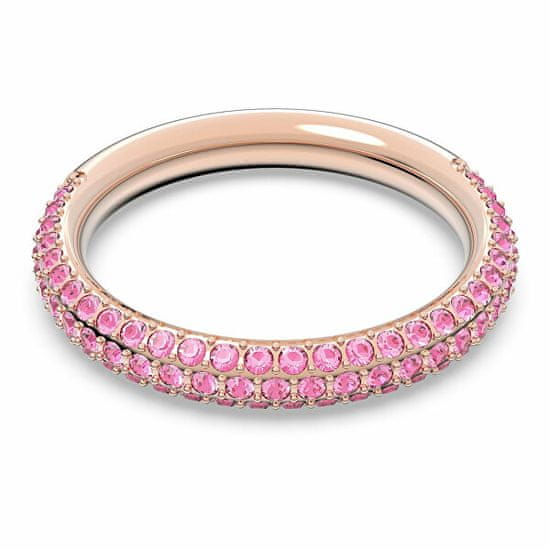 Swarovski Gyönyörű gyűrű rózsaszín Swarovski kristályokkal Stone 5642910