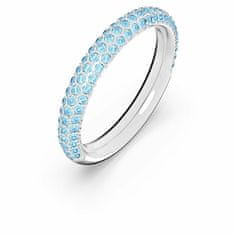 Swarovski Gyönyörű gyűrű kék Swarovski kristályokkal Stone 5642903 (Kerület 55 mm)