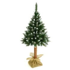 nabbi karácsonyfa a csonkon Christee 7 220 cm - zöld/fehér