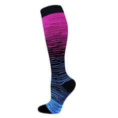 Northix Kompressziós zokni, rózsaszín - L/XL méret