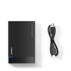 Ugreen US221 külző box SSD disk 2.5'' SATA USB 3.2 - micro USB , fekete