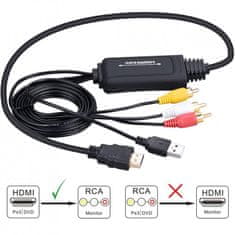 Northix HDMI-AV/RCA átalakító 