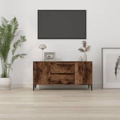shumee füstös tölgyszínű szerelt fa TV-szekrény 102x44,5x50 cm