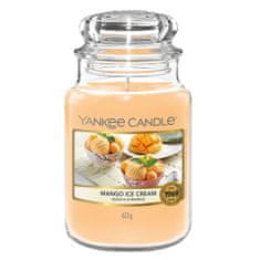 Yankee Candle üvegedénygyertya, Mangó fagylalt, 623 g