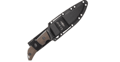 KA-BAR® KB-7503 Jarosz Turok kültéri kés 16,7 cm, fekete penge, barna nyél Ultramid, hüvely
