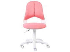 Beliani Rózsaszín irodai szék MARGUERITE